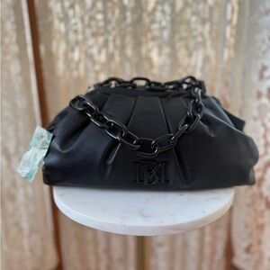 Badgley Mischka Black Chain Shoulder Bag | NWT Designer Purse